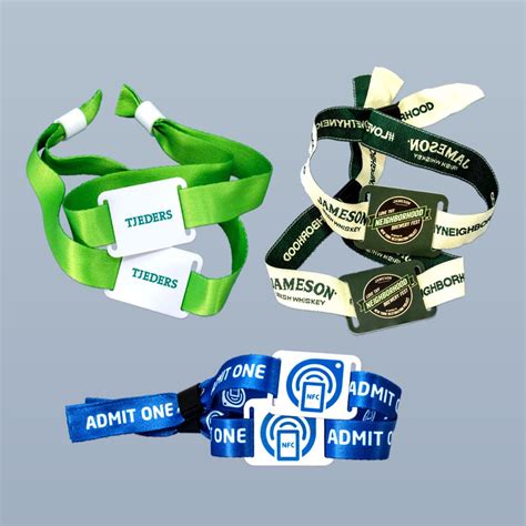 custom fabric nfc wristbands|emergency wrist bands.